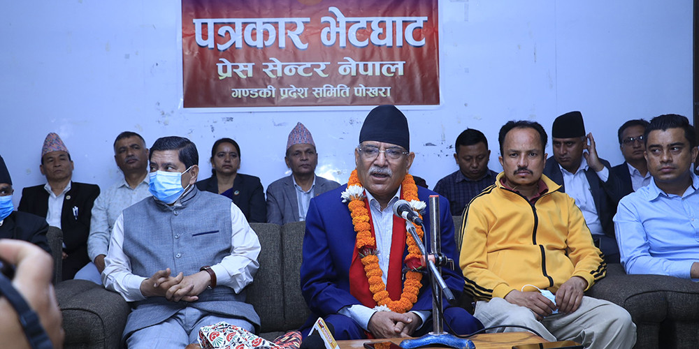 माओवादी आफ्नै बलमा पहिलो शक्ति हुन्छः अध्यक्ष दाहाल
